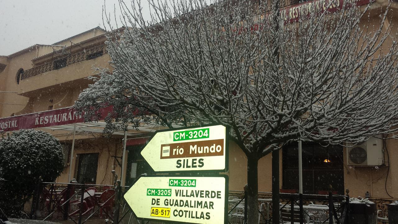 Hostal Restaurante Los Bronces Riópar Exteriör bild